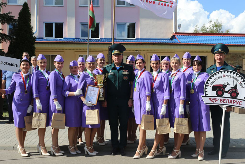 Команда Сморгонского агрегатного завода победила в XIII республиканских соревнованиях среди сандружин гражданской обороны